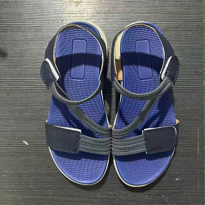 Sandales orthopédiques avec soutien de la voûte plantaire pour femmes - Chaussures d'été confortables pour toute la journée