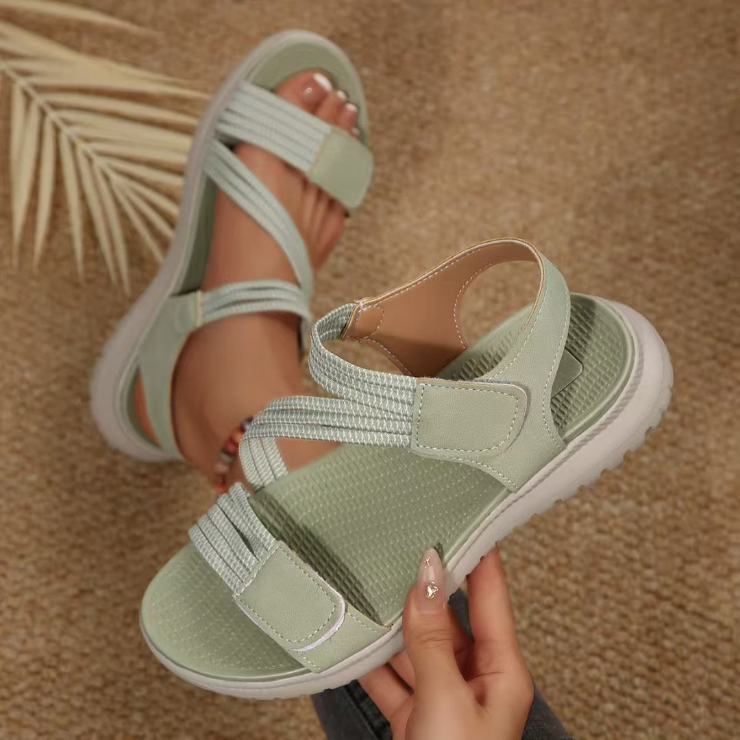 Sandales orthopédiques avec soutien de la voûte plantaire pour femmes - Chaussures d'été confortables pour toute la journée