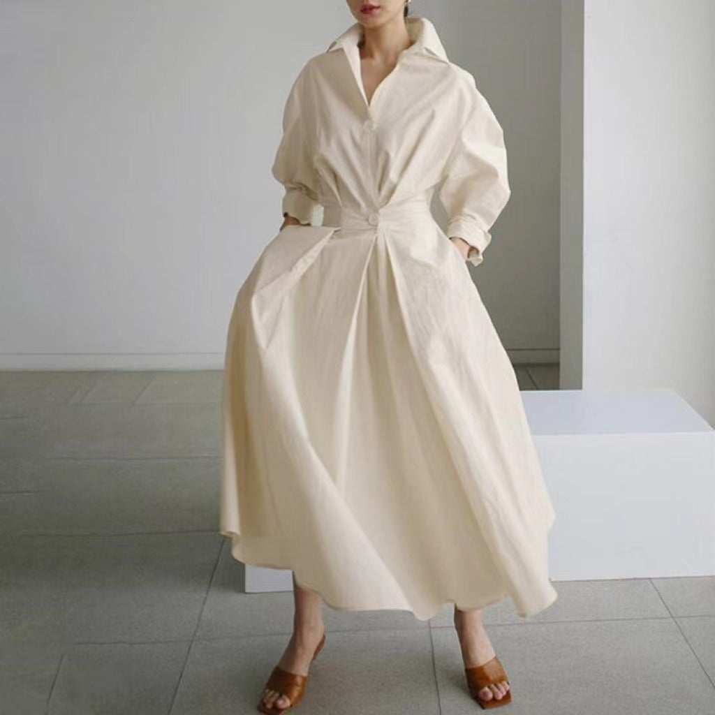 Elegant Long Women's Dress - Timeless Summer Style for Effortless Chic and Versatile Looks