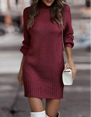 Klaudia | Knitted mini sweater dress