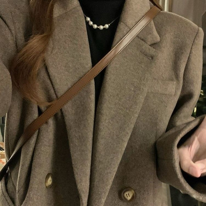 Ewelina | Veste oversize à double boutonnage