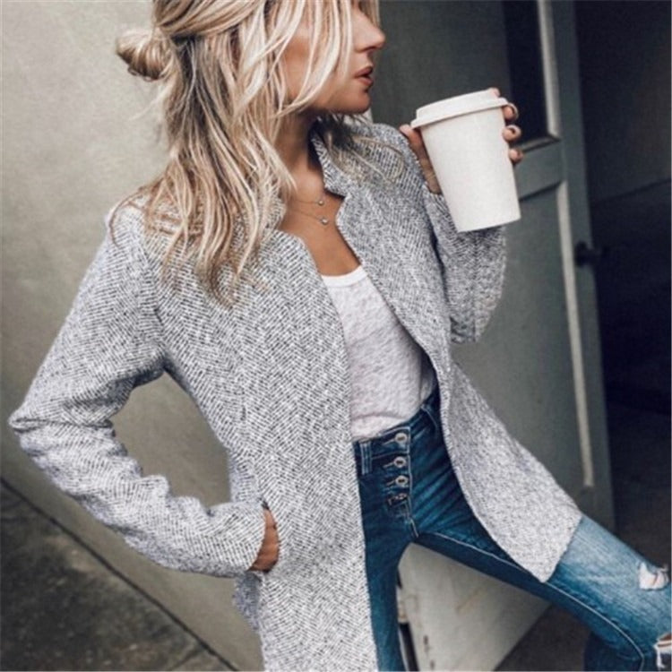 Roswitha | Stylish Women's Coat with collar