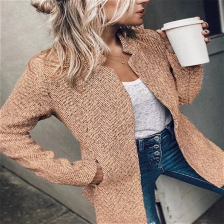 Roswitha | Stylish Women's Coat with collar