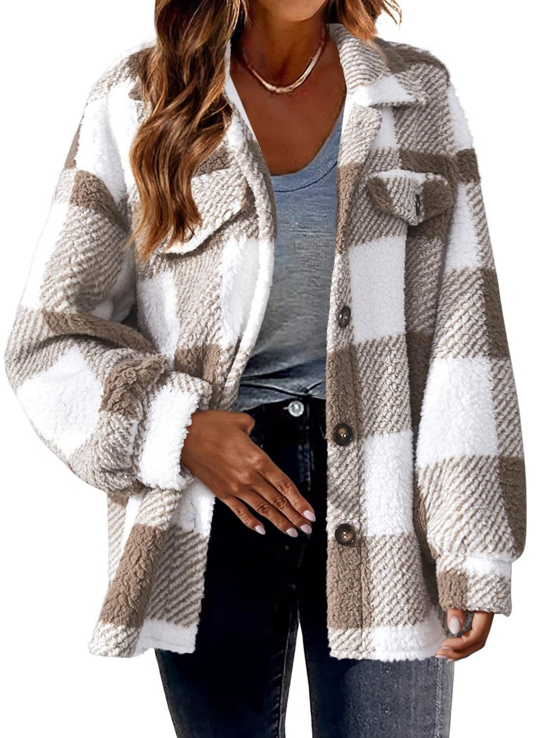 Millie | Stylish shirt jacket with a loose fit