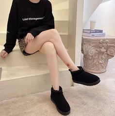 Textured Winter Snow Boots for Women – Cozy & Supportive Design