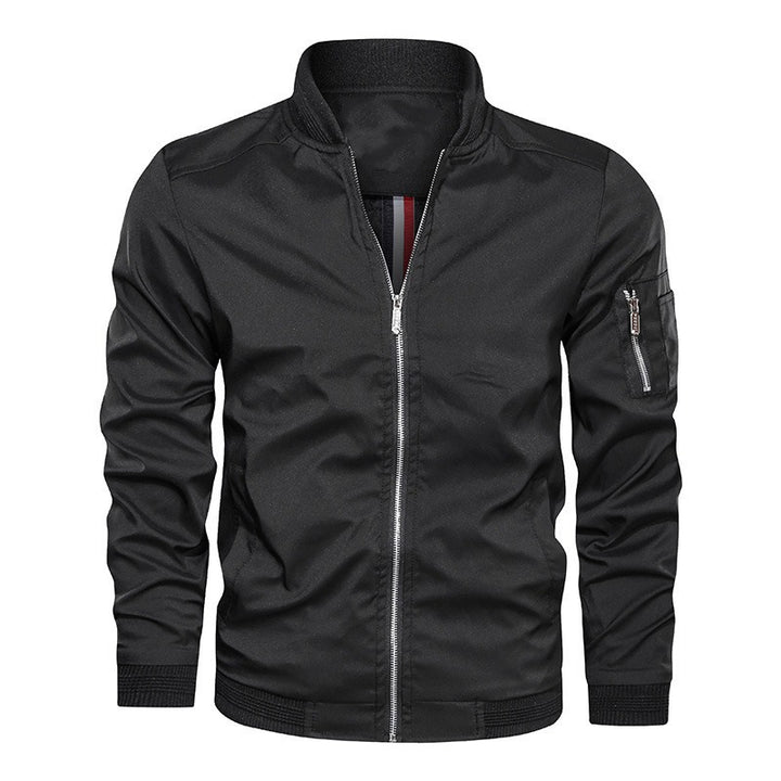 Veste pour homme | Blouson aviateur léger avec fermeture éclair et poches