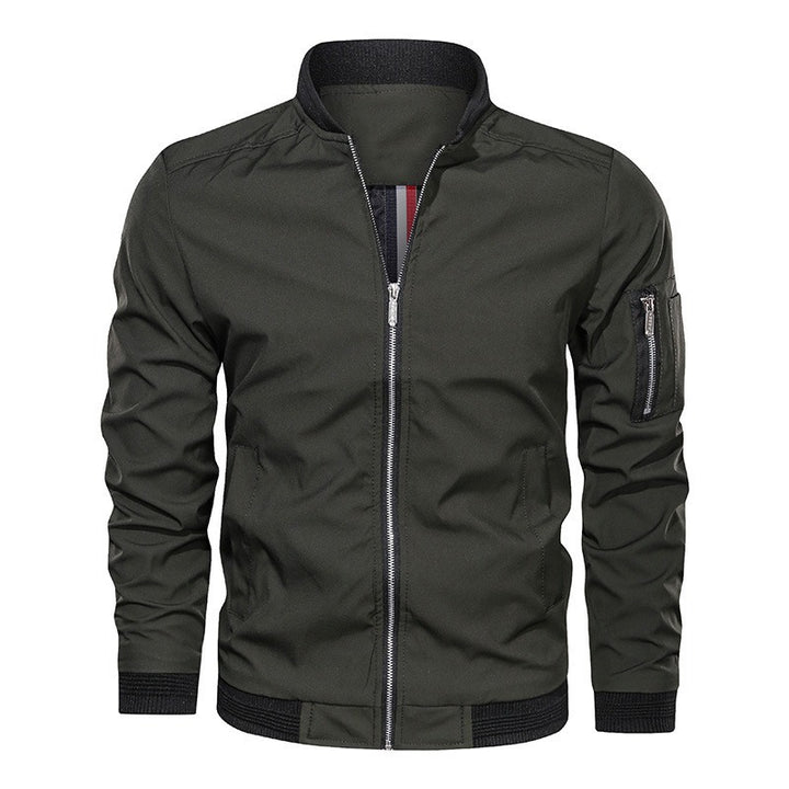 Veste pour homme | Blouson aviateur léger avec fermeture éclair et poches