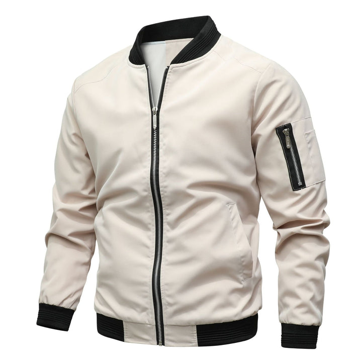 Veste pour homme | Blouson aviateur léger avec fermeture éclair et poches