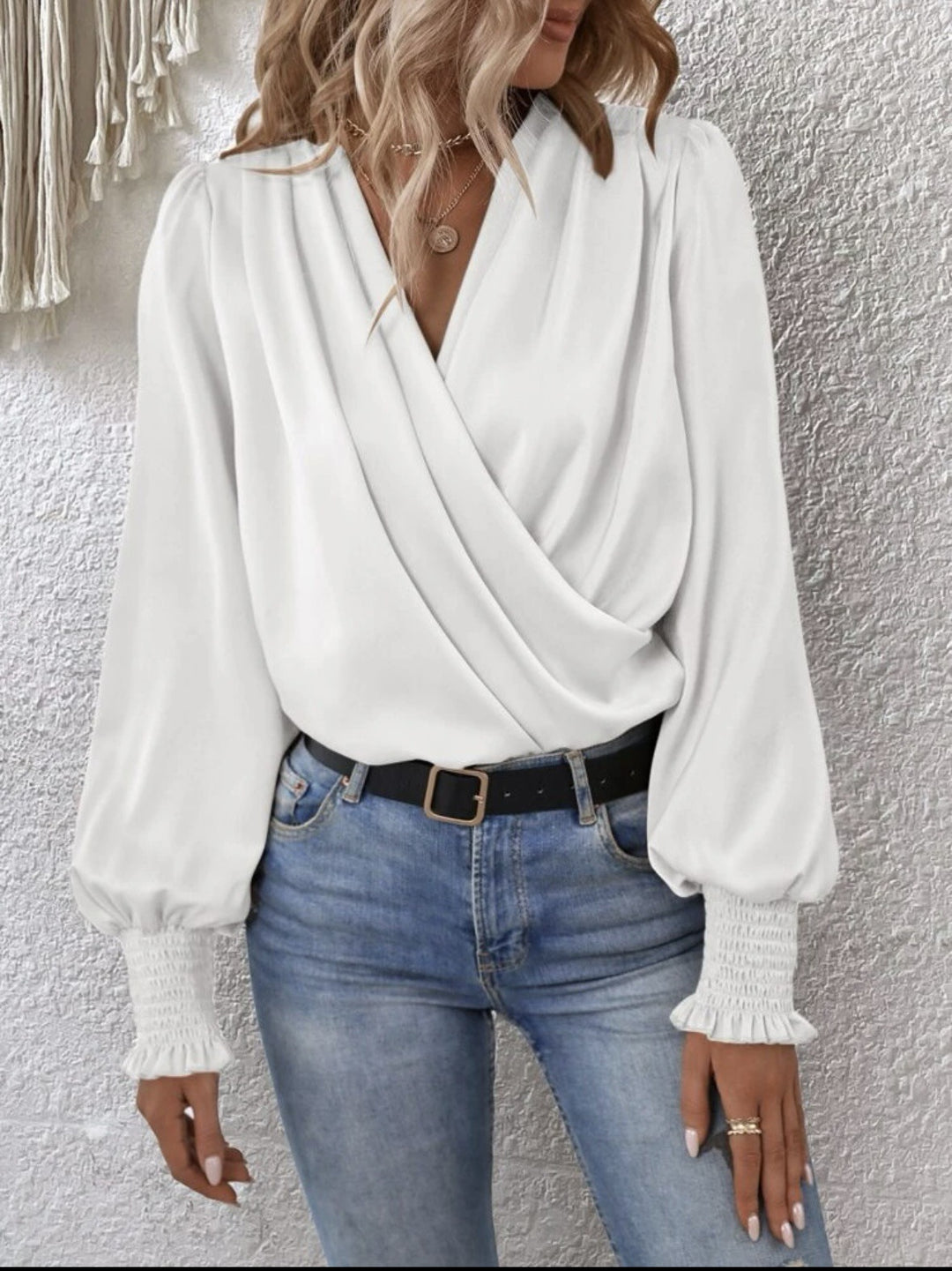 Adrianna | Blouse sophistiquée à manches longues
