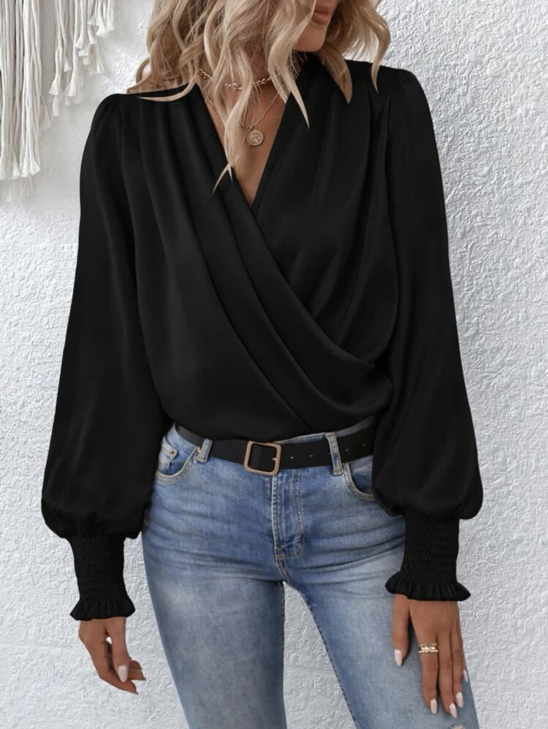 Adrianna | Blouse sophistiquée à manches longues