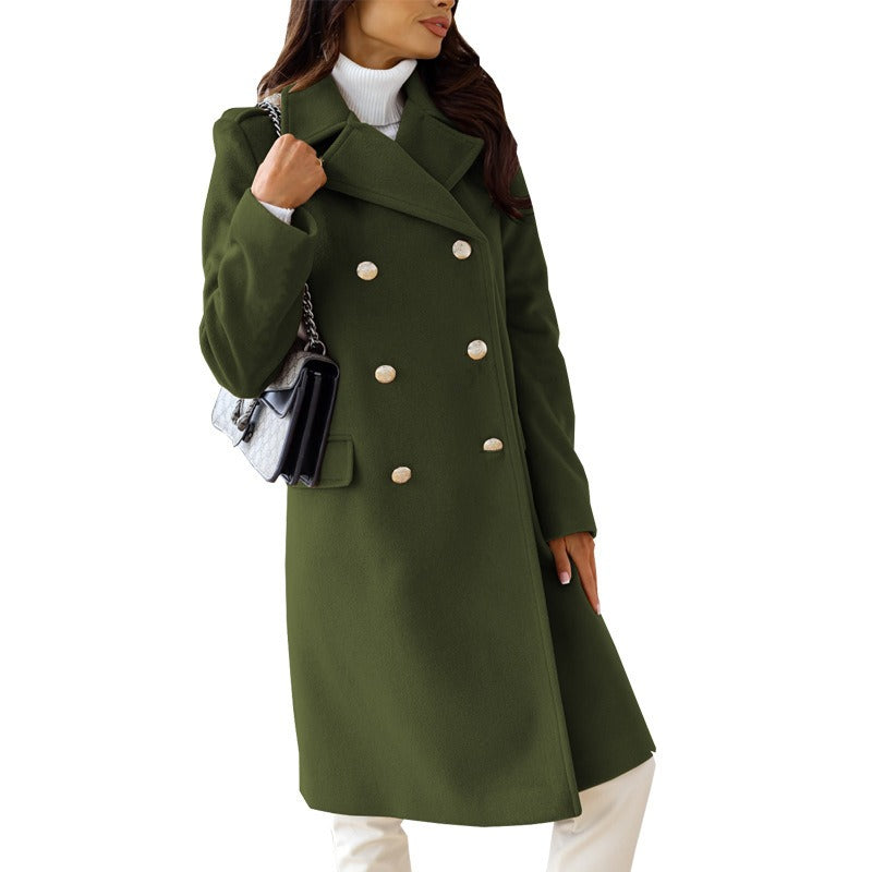 Gabriela | Manteau croisé avec grands boutons