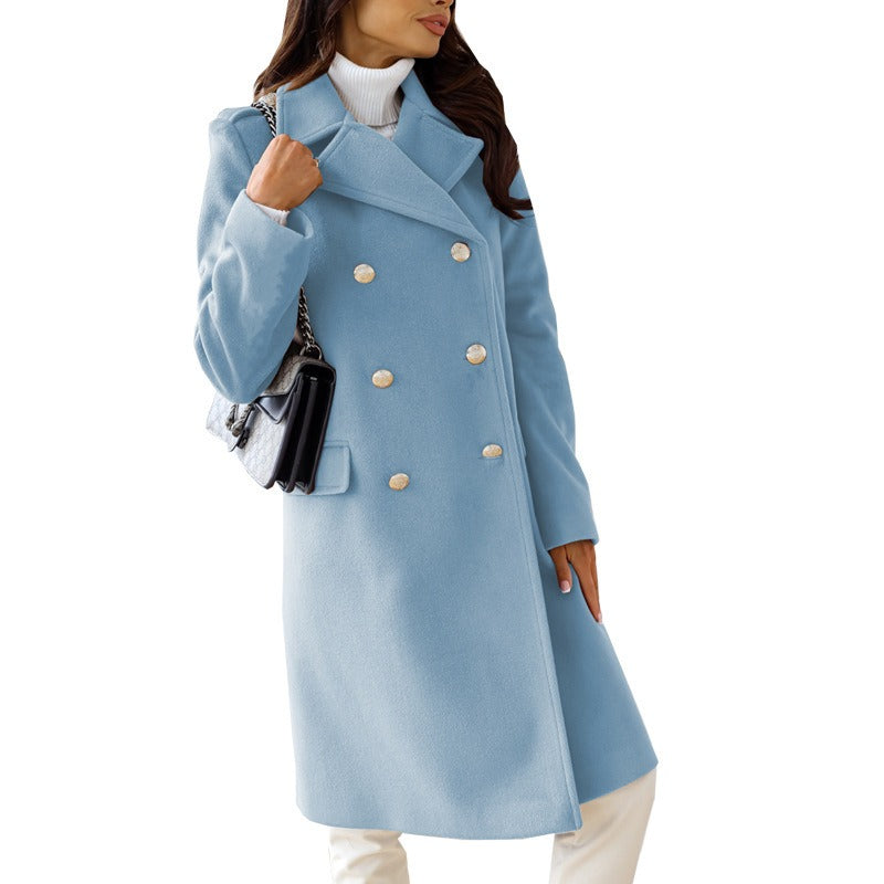 Gabriela | Manteau croisé avec grands boutons