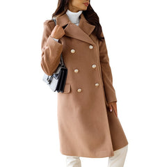Gabriela | Double-breasted coat with large buttons