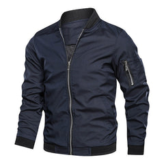 Men's Zipper Bomber Jacket | Winter
