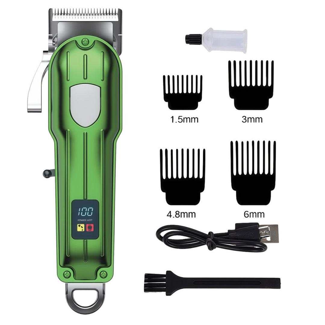 Tondeuse professionnelle pour chien, rechargeable en métal