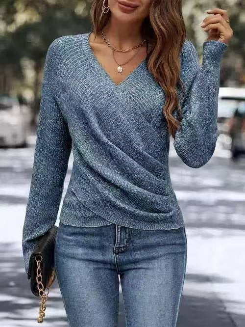 Kalina | Pull avec un col croisé