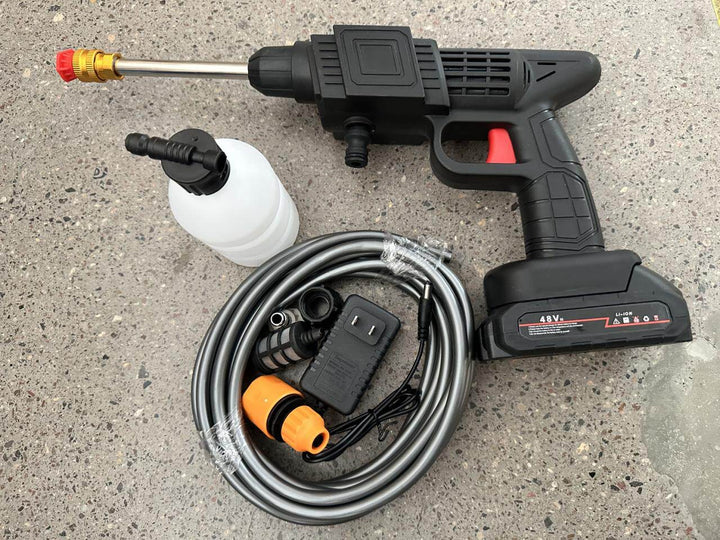Pistolet pulvérisateur haute pression sans fil et portable