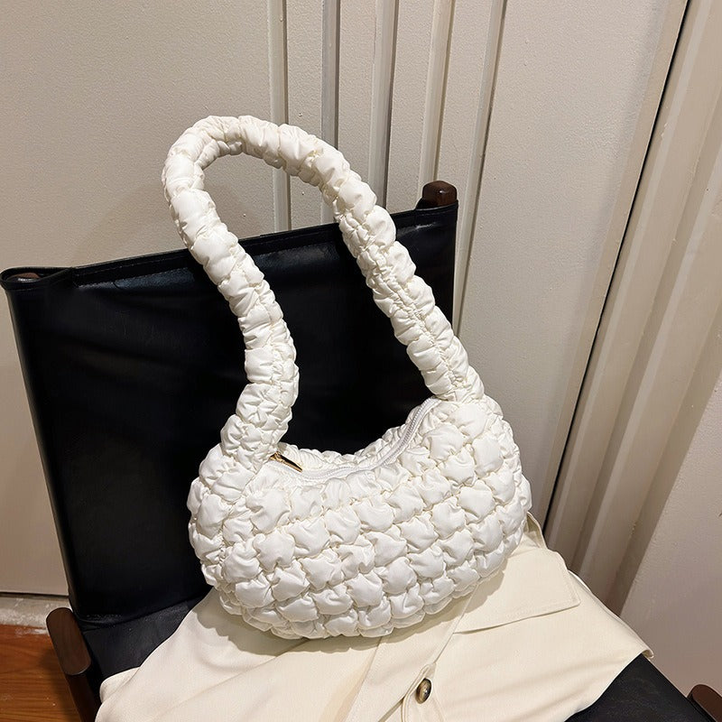 Sac bandoulière polyvalent pour femmes rangement léger en nylon