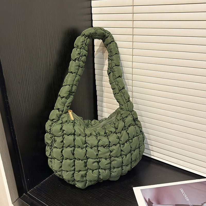 Sac bandoulière polyvalent pour femmes rangement léger en nylon