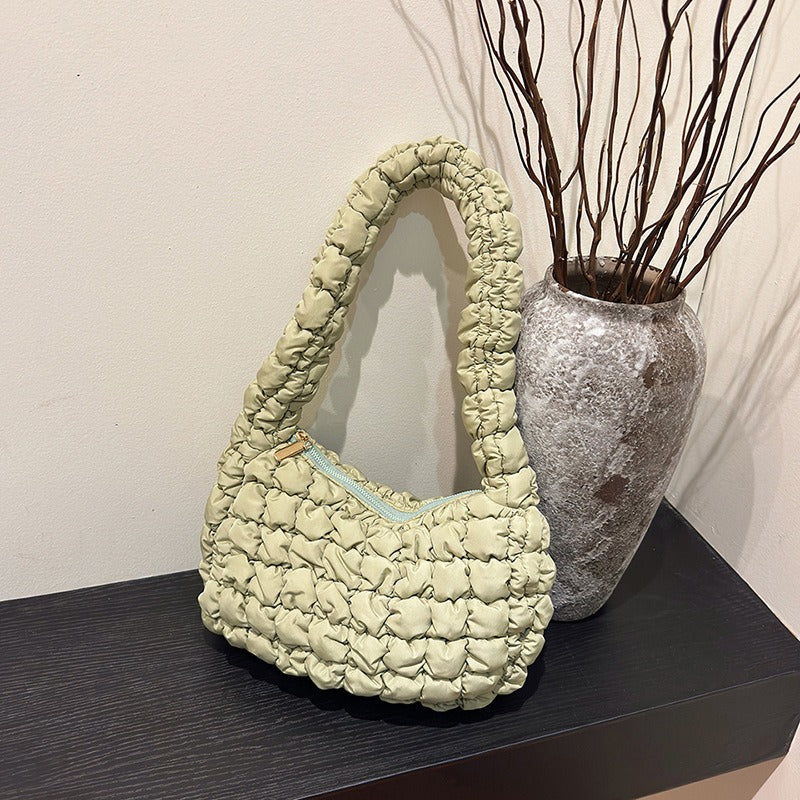 Sac bandoulière polyvalent pour femmes rangement léger en nylon