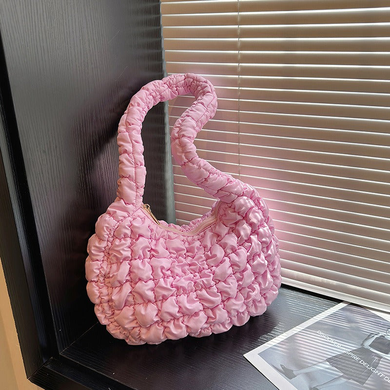 Sac bandoulière polyvalent pour femmes rangement léger en nylon