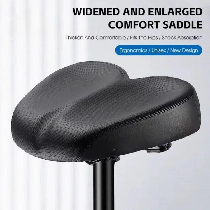Wide Comfort Bike Seat with Extra-Wide Support and Shock Absorption – Ergonomic Bicycle Saddle for Maximum Comfort 4