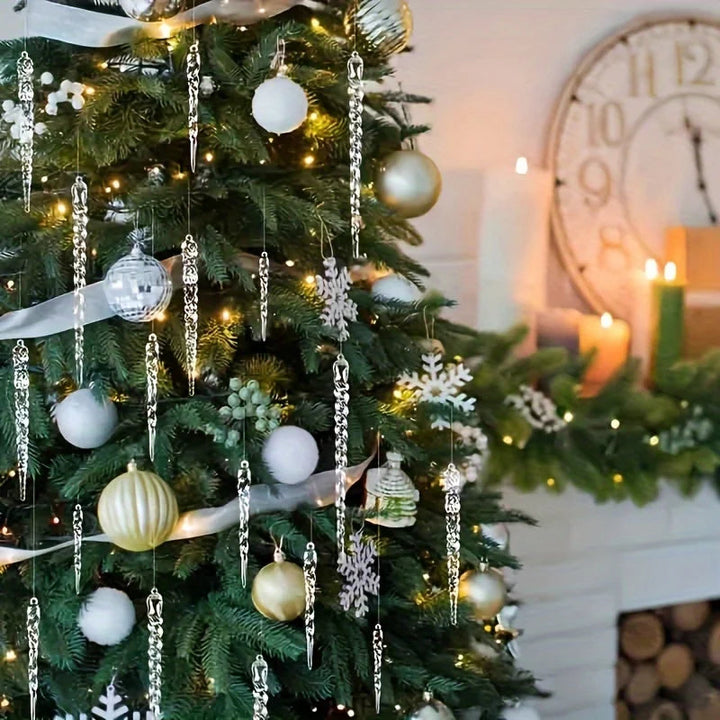 WinterGlans | Premium Crystal Clear Christmas Decoration Set 3