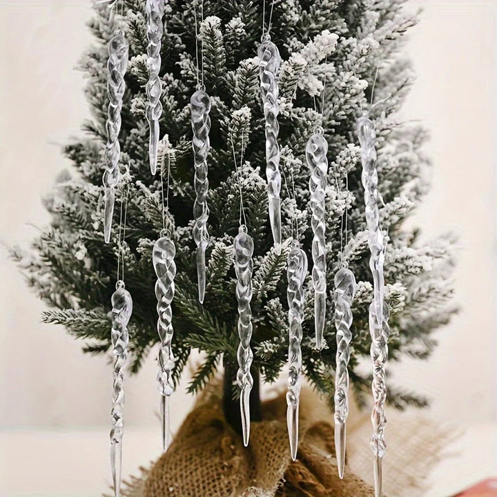 WinterGlans | Premium Crystal Clear Christmas Decoration Set 4