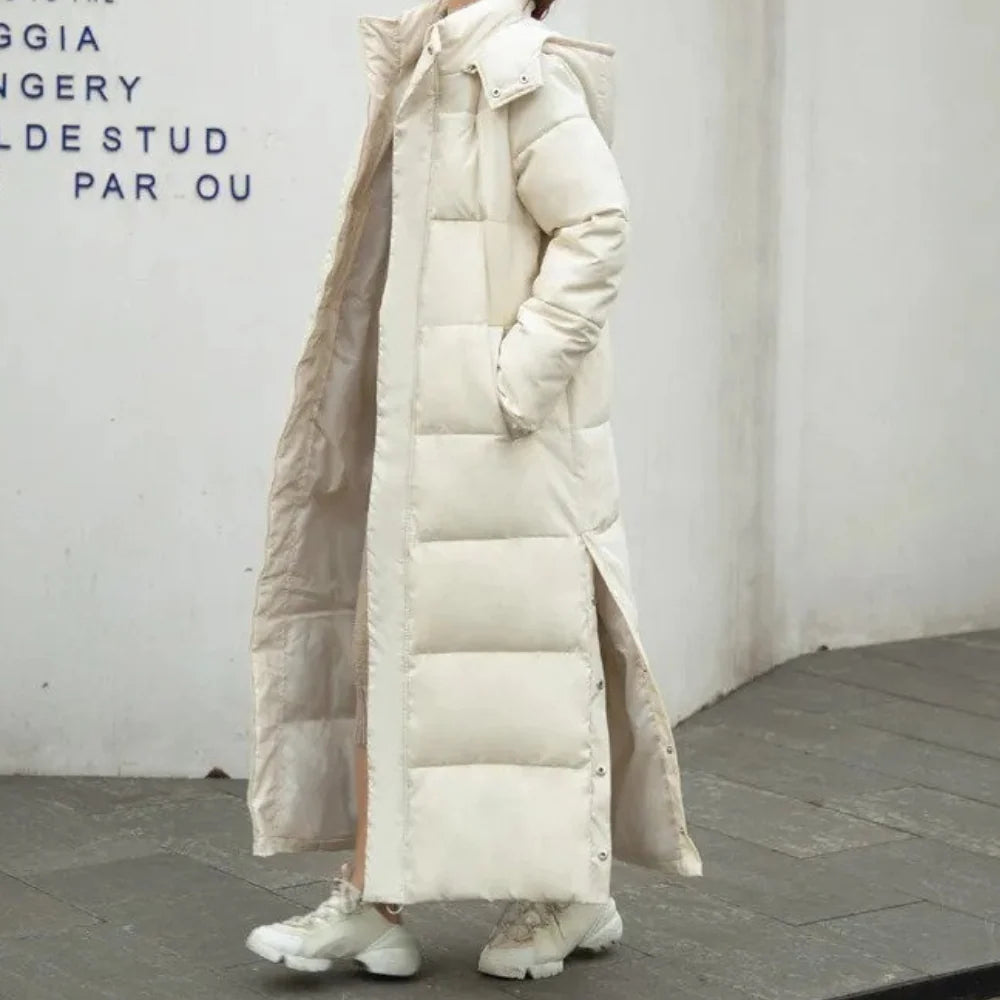 Winterjacke | Langer Steppmantel für Frauen für den Winter 1