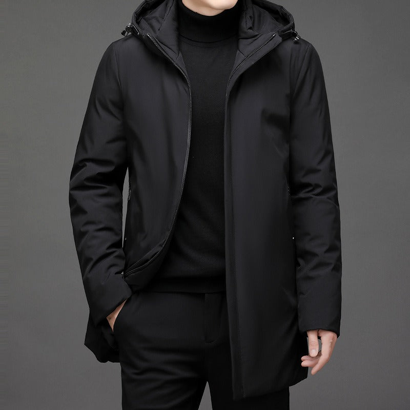 Witold | Long Winter Jacket with Hood 0