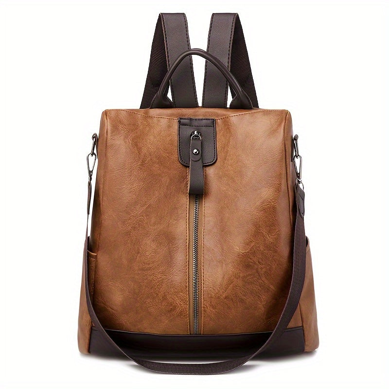 Women's Anti-Theft Backpack Stylish Vegan Leather 0