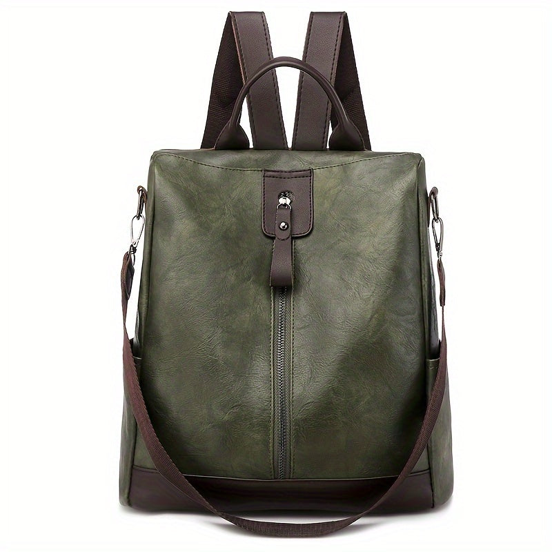 Women's Anti-Theft Backpack Stylish Vegan Leather 10
