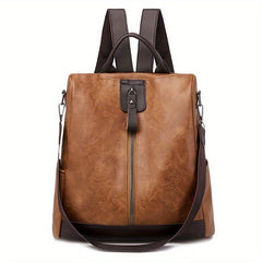 Women's Anti-Theft Backpack Stylish Vegan Leather 2