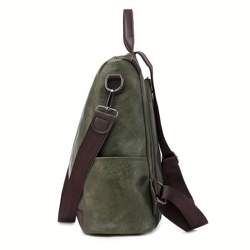 Women's Anti-Theft Backpack Stylish Vegan Leather 4