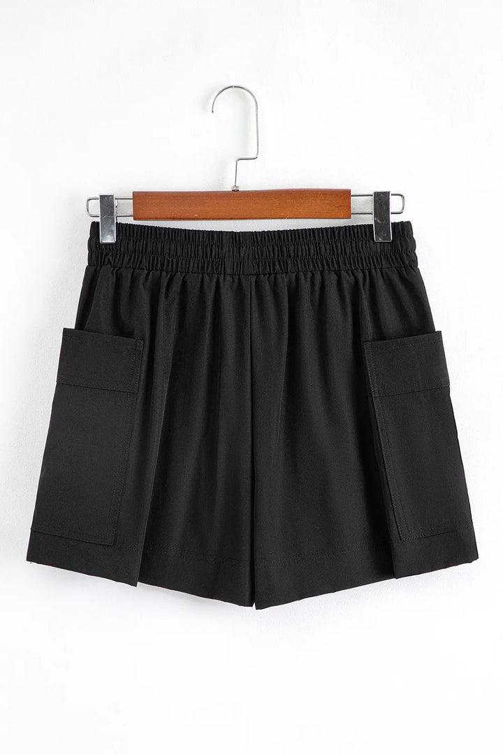 Women's Casual Active Skort with Cargo Pockets and Elastic Waist 3