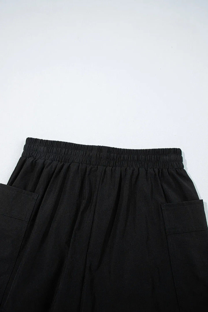 Women's Casual Active Skort with Cargo Pockets and Elastic Waist 5