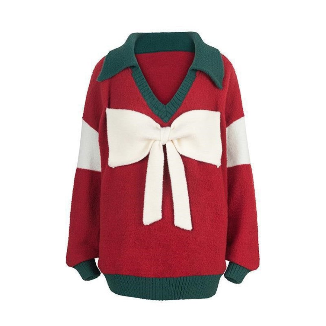 Women's Cozy Christmas Sweater Warm Acrylic Blend 0