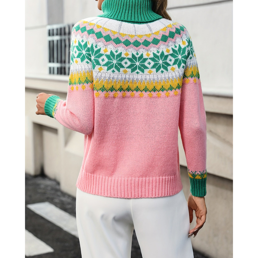 Women's Cozy Knit Christmas Sweater Warm Fabric 1