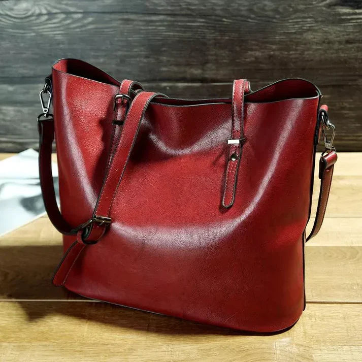 Women's Elegant Crossbody Bag Functional Leather 6