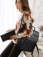Women's Elegant Fashion Backpack Durable Premium Fabric 2