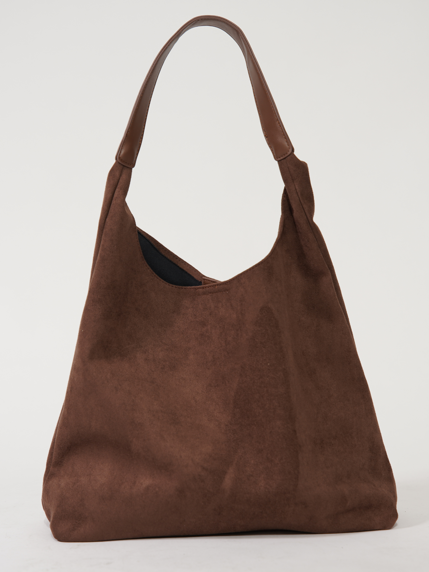 Women's Elegant Leather Tote Bag Versatile Suede 0