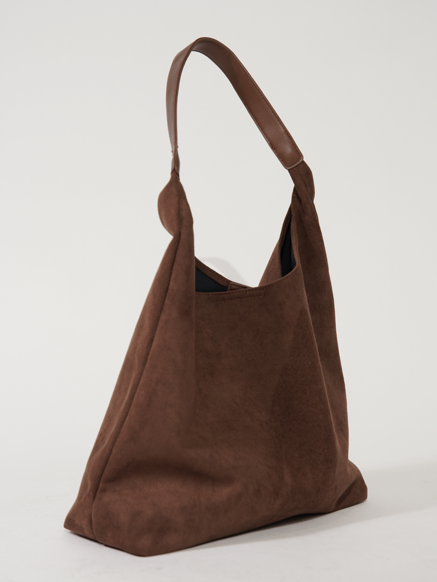 Women's Elegant Leather Tote Bag Versatile Suede 1