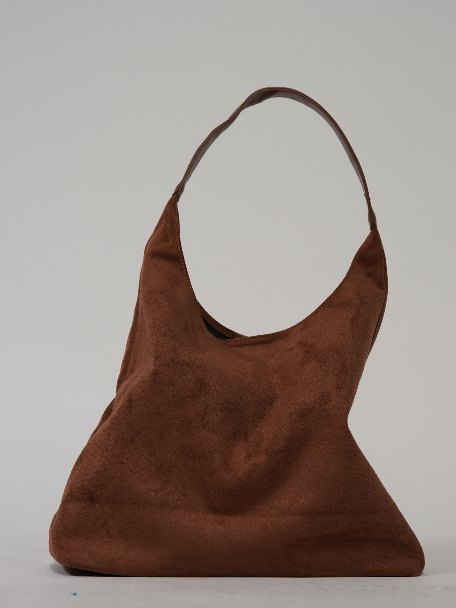 Women's Elegant Leather Tote Bag Versatile Suede 12