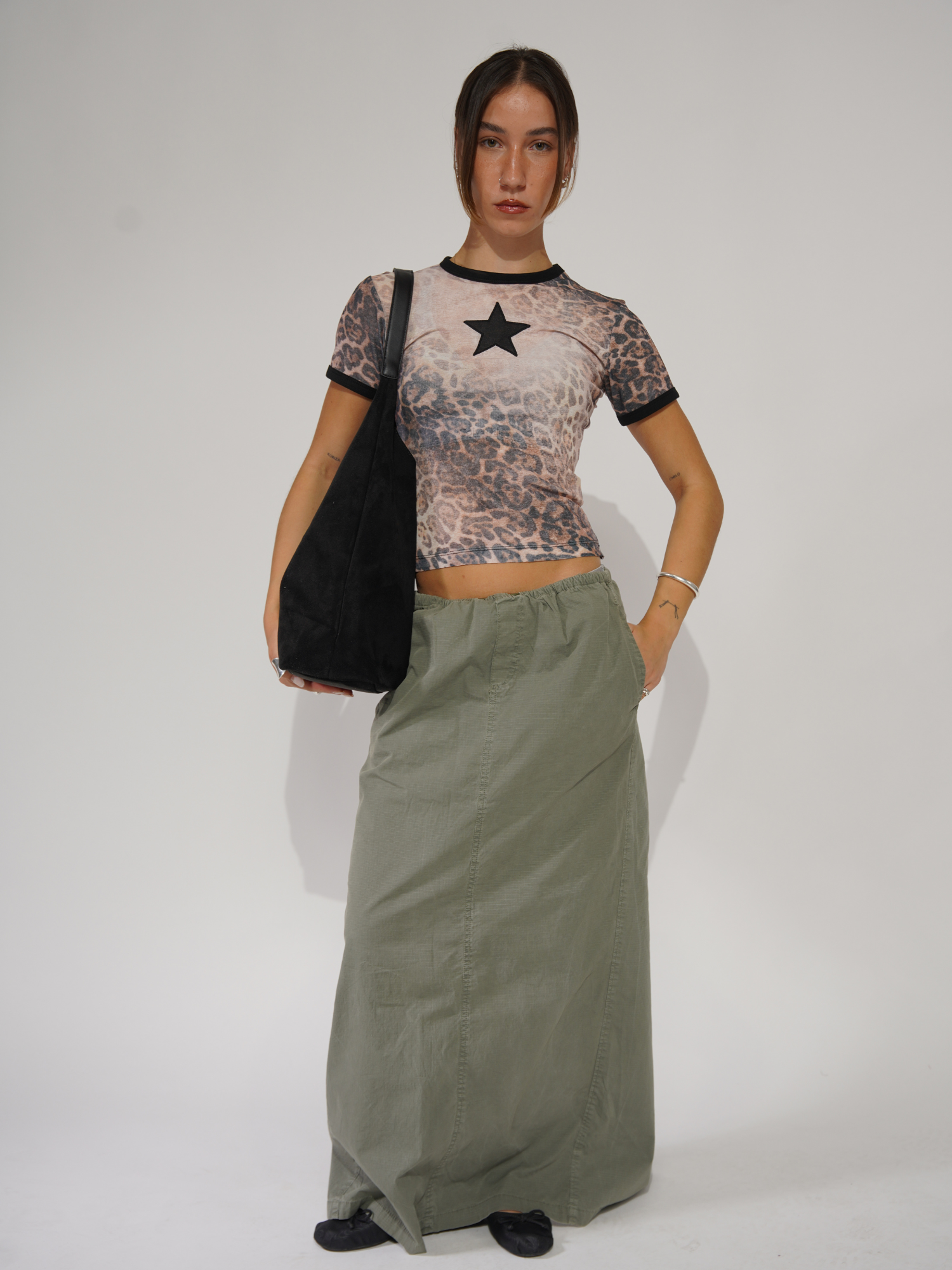 Women's Elegant Leather Tote Bag Versatile Suede 8