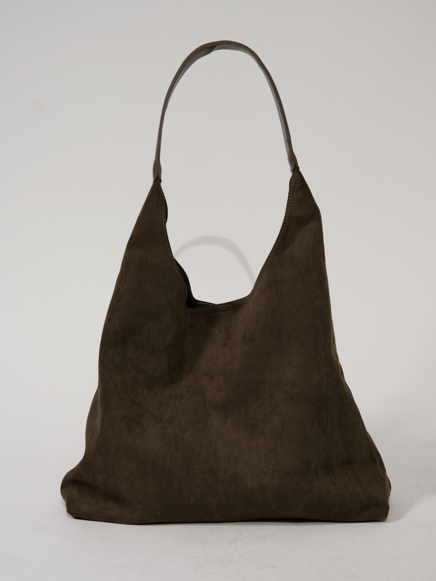 Women's Elegant Leather Tote Bag Versatile Suede 9