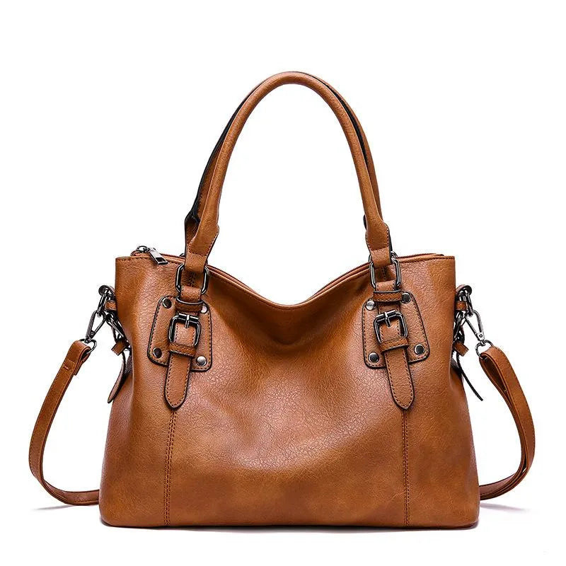 Women's Elegant Shoulder Bag Durable Genuine Leather 3