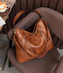Women's Elegant Shoulder Bag Spacious PU 2
