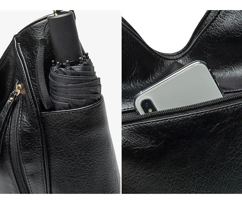 Women's Elegant Shoulder Bag Spacious PU 7