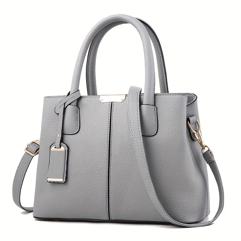 Women's Elegant Spacious Handbag Versatile PU Leather 2