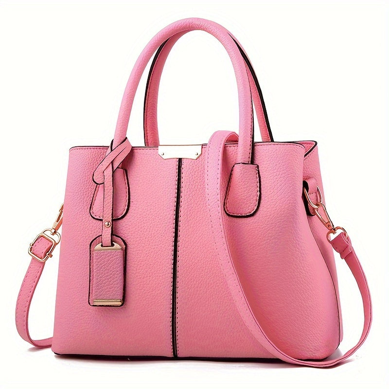 Women's Elegant Spacious Handbag Versatile PU Leather 3